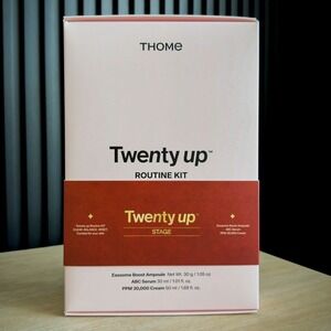 THOMe Twenty Up Routine Kit 3-Piece Skincare Set Ampoule Serum Cream K-Beauty
